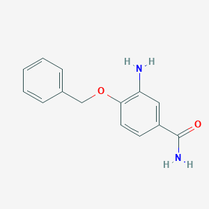 3-Amino-4-(benzyloxy)benzamide