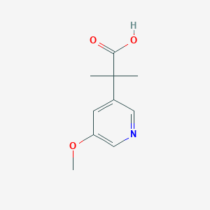 2-(5-Methoxypyridin-3-yl)-2-methylpropanoic acid