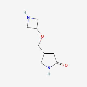 4-[(Azetidin-3-yloxy)methyl]pyrrolidin-2-one