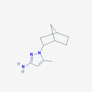 1-{bicyclo[2.2.1]heptan-2-yl}-5-methyl-1H-pyrazol-3-amine