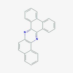 molecular formula C24H14N2 B13078205 Tribenzo[a,c,h]phenazine CAS No. 215-29-2