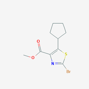 Methyl 2-bromo-5-cyclopentyl-1,3-thiazole-4-carboxylate