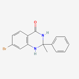 7-Bromo-2-methyl-2-phenyl-2,3-dihydroquinazolin-4(1H)-one