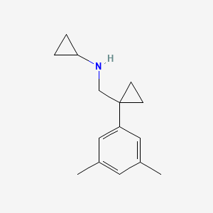 N-{[1-(3,5-dimethylphenyl)cyclopropyl]methyl}cyclopropanamine