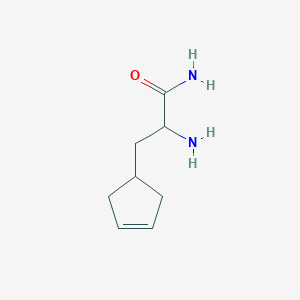 2-Amino-3-(cyclopent-3-en-1-yl)propanamide