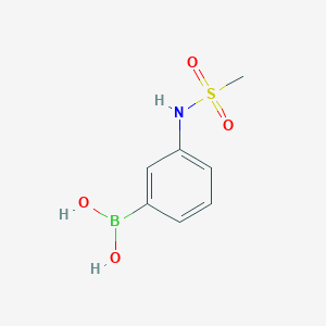 B130784 3-(Methylsulfonylamino)phenylboronic acid CAS No. 148355-75-3