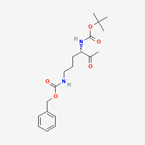 (S)-Benzyl tert-butyl (5-oxohexane-1,4-diyl)dicarbamate