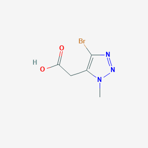 2-(4-bromo-1-methyl-1H-1,2,3-triazol-5-yl)acetic acid