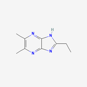 2-ethyl-5,6-dimethyl-1H-imidazo[4,5-b]pyrazine