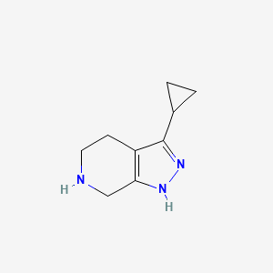 3-cyclopropyl-4,5,6,7-tetrahydro-1H-pyrazolo[3,4-c]pyridine