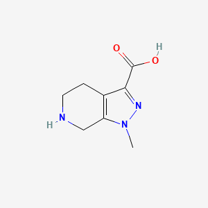 1-Methyl-1H,4H,5H,6H,7H-pyrazolo[3,4-c]pyridine-3-carboxylic acid