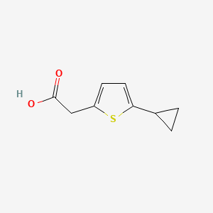 2-(5-Cyclopropylthiophen-2-YL)acetic acid