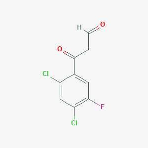 3-(2,4-Dichloro-5-fluorophenyl)-3-oxopropanal