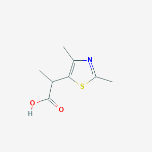 2-(Dimethyl-1,3-thiazol-5-yl)propanoic acid