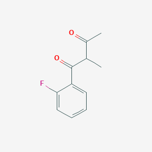 1-(2-Fluorophenyl)-2-methylbutane-1,3-dione