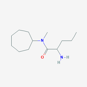 2-amino-N-cycloheptyl-N-methylpentanamide