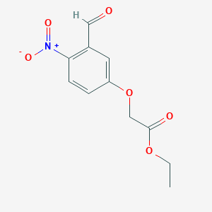 Ethyl 2-(3-formyl-4-nitrophenoxy)acetate