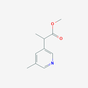 Methyl 2-(5-methylpyridin-3-yl)propanoate