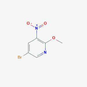 molecular formula C6H5BrN2O3 B130787 5-溴-2-甲氧基-3-硝基吡啶 CAS No. 152684-30-5