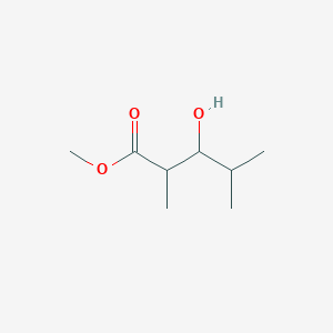 molecular formula C8H16O3 B13078707 Methyl3-hydroxy-2,4-dimethylpentanoate 