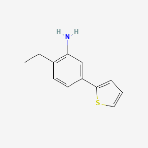 2-Ethyl-5-(thiophen-2-YL)aniline