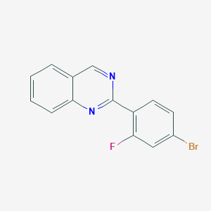 2-(4-Bromo-2-fluorophenyl)quinazoline