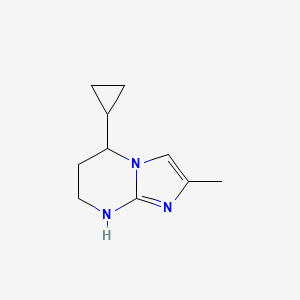 5-Cyclopropyl-2-methyl-5H,6H,7H,8H-imidazo[1,2-a]pyrimidine