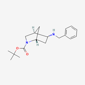 (1R,4R,5R)-rel-tert-Butyl 5-(benzylamino)-2-azabicyclo[2.2.1]heptane-2-carboxylate