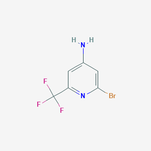 2-Bromo-6-(trifluoromethyl)pyridin-4-amine