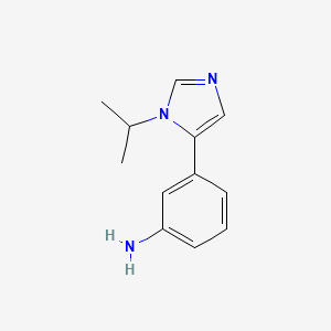 3-[1-(Propan-2-yl)-1H-imidazol-5-yl]aniline