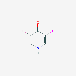 molecular formula C5H3FINO B13079101 3-Fluoro-5-iodopyridin-4-ol 