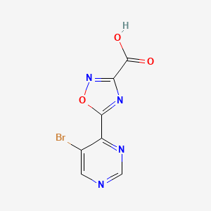 5-(5-Bromopyrimidin-4-yl)-1,2,4-oxadiazole-3-carboxylic acid