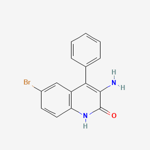 3-amino-6-bromo-4-phenylquinolin-2(1H)-one