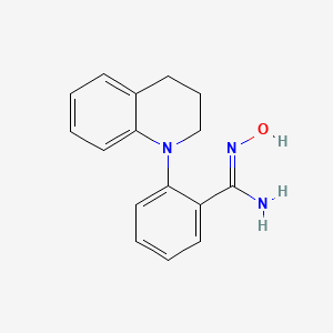 2-(3,4-dihydro-2H-quinolin-1-yl)-N'-hydroxybenzenecarboximidamide