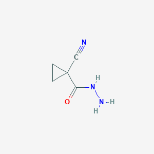 molecular formula C5H7N3O B1307917 1-氰基环丙烷甲酰肼 CAS No. 401825-00-1