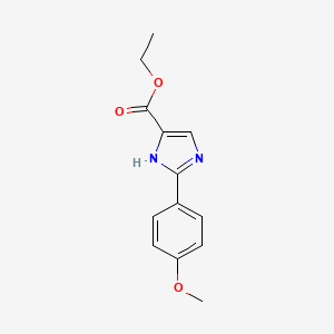 Ethyl 2-(4-methoxyphenyl)-1H-imidazole-4-carboxylate