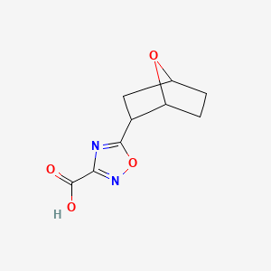 5-{7-Oxabicyclo[2.2.1]heptan-2-yl}-1,2,4-oxadiazole-3-carboxylic acid