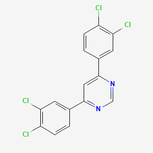 4,6-Bis(3,4-dichlorophenyl)pyrimidine