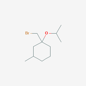 1-(Bromomethyl)-3-methyl-1-(propan-2-yloxy)cyclohexane