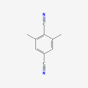 molecular formula C10H8N2 B13079287 2,6-Dimethylterephthalonitrile CAS No. 95216-09-4