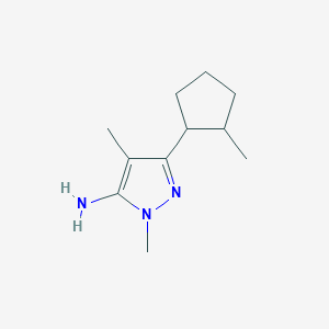 1,4-Dimethyl-3-(2-methylcyclopentyl)-1H-pyrazol-5-amine