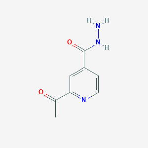 molecular formula C8H9N3O2 B13079381 2-Acetylisonicotinohydrazide 