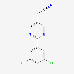 2-(3,5-Dichlorophenyl)pyrimidine-5-acetonitrile