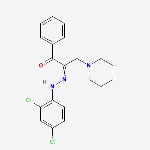 1-phenyl-3-piperidino-1,2-propanedione 2-[N-(2,4-dichlorophenyl)hydrazone]
