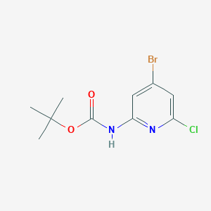 tert-Butyl (4-bromo-6-chloropyridin-2-yl)carbamate