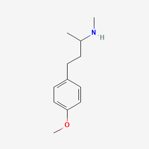 molecular formula C12H19NO B13079451 [4-(4-Methoxyphenyl)butan-2-yl](methyl)amine 