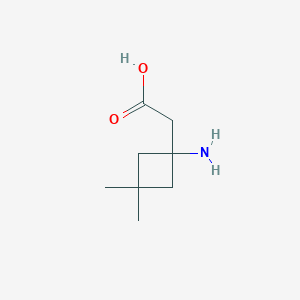 2-(1-Amino-3,3-dimethylcyclobutyl)acetic acid