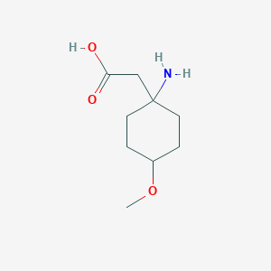 2-(1-Amino-4-methoxycyclohexyl)acetic acid