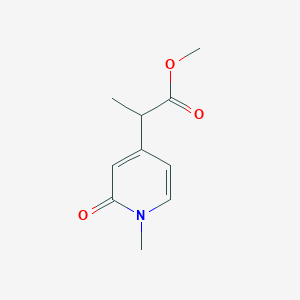 Methyl 2-(1-methyl-2-oxo-1,2-dihydropyridin-4-yl)propanoate