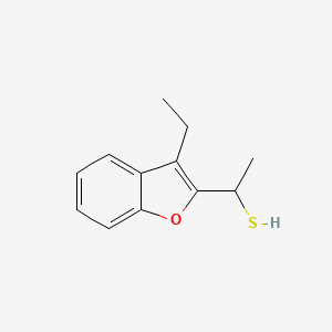 1-(3-Ethyl-1-benzofuran-2-YL)ethane-1-thiol